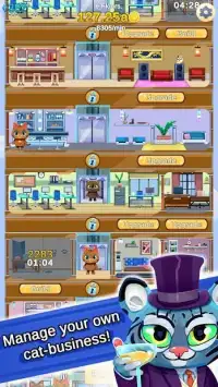 Cat Tower: Idle clicker - builder game! Screen Shot 0