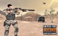 Sniper Fire Legend: Desert Battleground Screen Shot 3