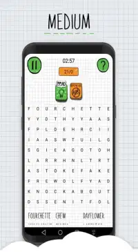 Words Paper - free addictive word search game Screen Shot 1