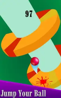 Helix Paint Ball Tower Jump Screen Shot 9