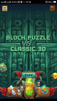 Block Puzzle Classic Game VS Screen Shot 1