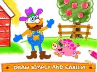 Old Macdonald had a farm * Drawing games for kids Screen Shot 5