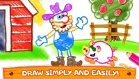 Old Macdonald had a farm * Drawing games for kids Screen Shot 10