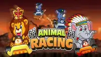 Animals Car 3D Racing Screen Shot 0