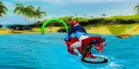 Water Surfer Moto Bike Race Screen Shot 2