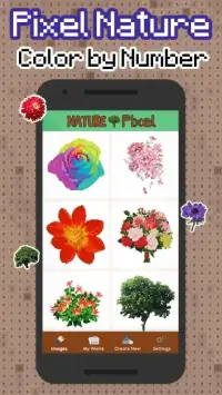 Color by number - Nature Pixel Art Screen Shot 8