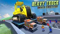 Cargo Transport Heavy Trailer Truck:Mountain Drive Screen Shot 8
