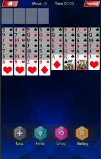 Solitaire FreeCell Screen Shot 2