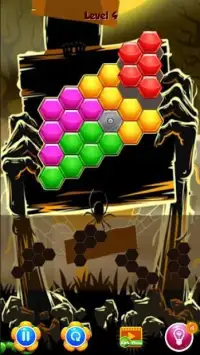 Hexagon Zombie Puzzle Screen Shot 2