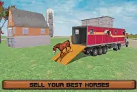 Horse Stunts Transporter Truck Screen Shot 8