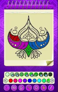 Mandala Coloring : Love Colorfy Screen Shot 2