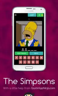 The Simpsons - Guess the Characters Screen Shot 40