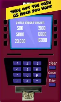 ATM Cashier Machine Simulator: Bank Game Screen Shot 2