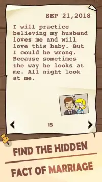 Words Story: The Fact of Marriage - A Word Game Screen Shot 1