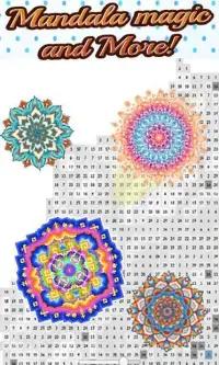 Pixel Art Color Mandala Number Screen Shot 1
