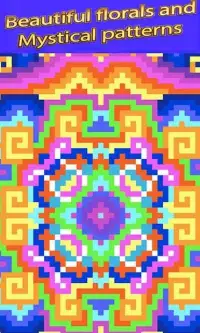 Pixel Art Color Mandala Number Screen Shot 2