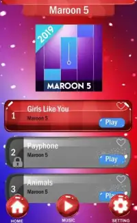 Maroon 5 Piano Games 2019 Screen Shot 3