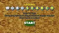 Legend Word Search Game Screen Shot 2