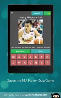 Guess the PBA Player Quiz Game Screen Shot 3