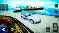 Extreme GT Racing Impossible Sky Ramp New Stunts Screen Shot 3