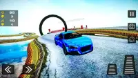 Extreme GT Racing Impossible Sky Ramp New Stunts Screen Shot 8