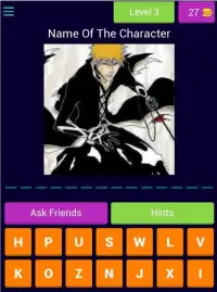 Guess The Anime Character Quiz Screen Shot 3