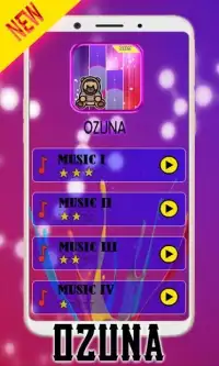 Ozuna Piano tiles game Screen Shot 1