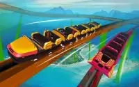 Roller Coaster Racing 3D 2 player Screen Shot 0