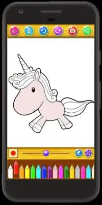 Coloring Pony Horse Games Screen Shot 0