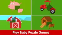 *Baby Farm Games - Fun Puzzles for Toddlers* Screen Shot 1