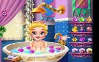 Princess baby bath Screen Shot 3