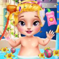 Princess baby bath