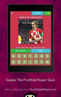 Guess The Football Player Quiz Screen Shot 8