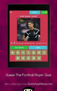 Guess The Football Player Quiz Screen Shot 6