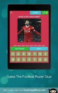 Guess The Football Player Quiz Screen Shot 21