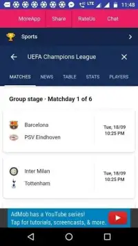 UEFA Football Champions League Screen Shot 4
