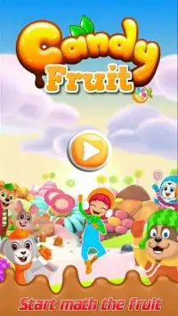 Candy Fruit Crush - Sweet Fruit Land - Jam Match 3 Screen Shot 0