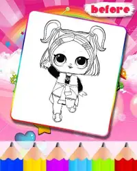 Dolls Coloring pages - lol surprise Screen Shot 0
