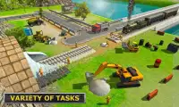 Railroad Tunnel Construction Sim: Train Games Screen Shot 8