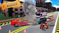 Ambulance Rescue Simulator: Emergency Drive Screen Shot 4