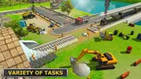 Railroad Tunnel Construction Sim: Train Games Screen Shot 0
