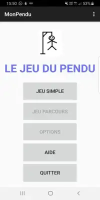 Le Jeu Du Pendu Screen Shot 0