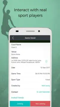 Sportify App Screen Shot 5