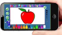 Belajar mewarnai buah-buahan anak PAUD TK SD Screen Shot 1