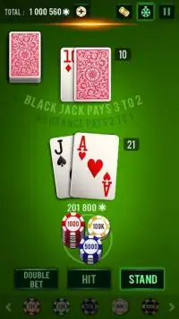 Blackjack Pro VIP Screen Shot 4