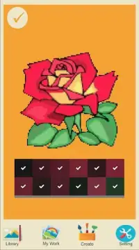 Color by Number – New Flowers Pixel Art Screen Shot 2