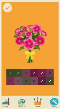 Color by Number – New Flowers Pixel Art Screen Shot 5