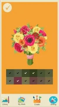 Color by Number – New Flowers Pixel Art Screen Shot 4