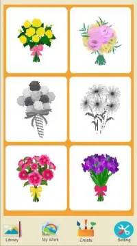 Color by Number – New Flowers Pixel Art Screen Shot 7
