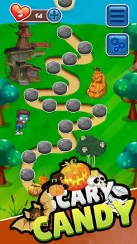 Scary Candy: Free Match-3 Game. Collection game! Screen Shot 8